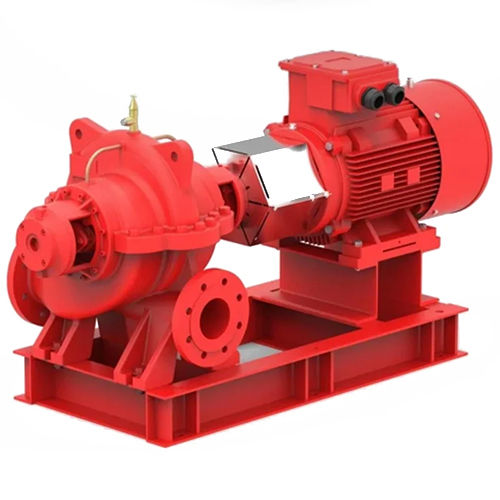 Split Case Long Coupled Pump - Color: Red