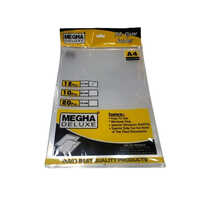 L File Folder - A4 Size, Lightweight Plastic Material, Rectangle Shape | Ideal For Organizing Documents, Plain Style Design