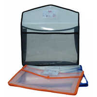 Pp Conference File Folder - Durable Pp Material, Fs Size, Waterproof Rectangle Design, Plain Style For All Meetings And Conferences