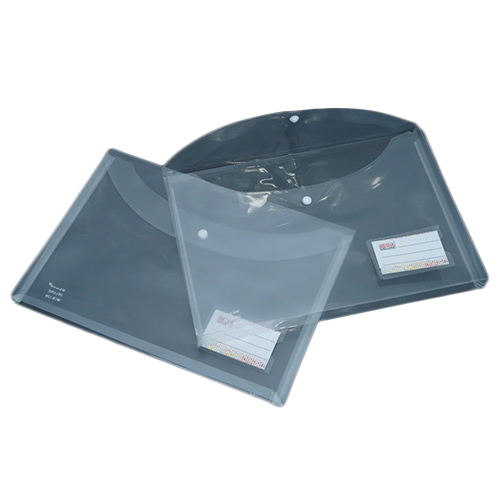 F129 My Clear Bag - Clear Plastic, Rectangular Shape, Ample Space for A4 Documents , Easy to Carry for Organizing Certificates and ID Cards