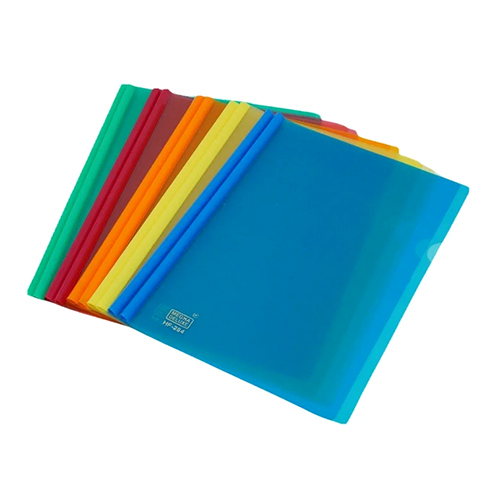 Plastic Strip File - A4 Size, Durable Plastic Material , Sleek Rectangle Design for Organizing Documents and Papers