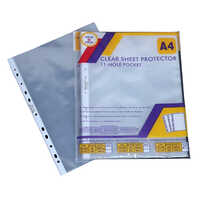 Dt105 Sheet Protector - Durable Pp Material, A4 Size, Rectangular Shape - Perfect For Protecting Documents & Reports In Professional Settings