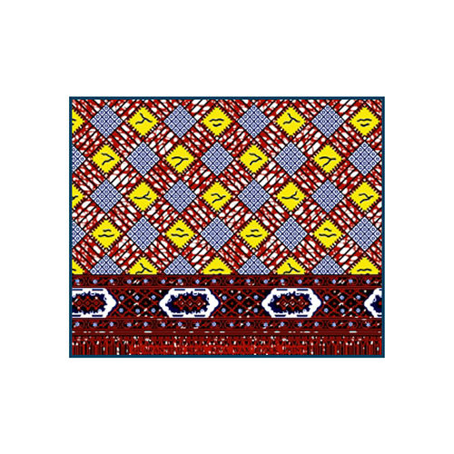 African Wax Print Fabric - Attributes: Washable