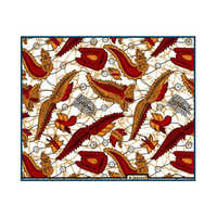 R-606612 Wax Print Fabric - High Strength Plain Textured Textile, Various Sizes, Washable, Versatile For Fashion Design