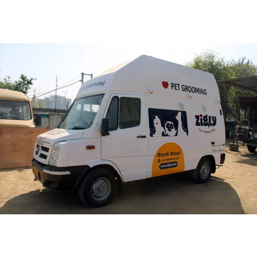 Portable Dog Grooming Van - Material: Mild Steel