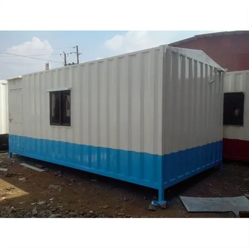 Prefabricated Porta Cabin - Container Steel & FRP Roof | Wind-Resistant, PVC Windows & Doors, Custom Color Options