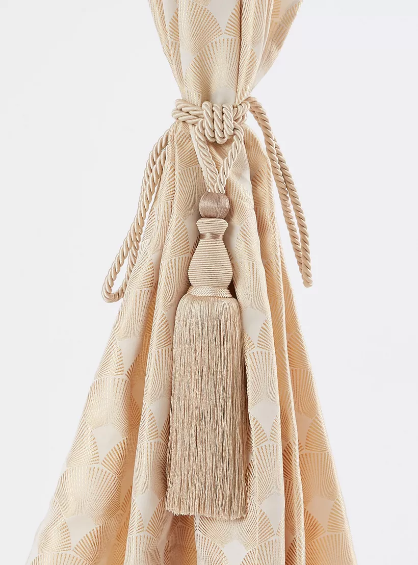 Tassel Tie Back - Color: Cream