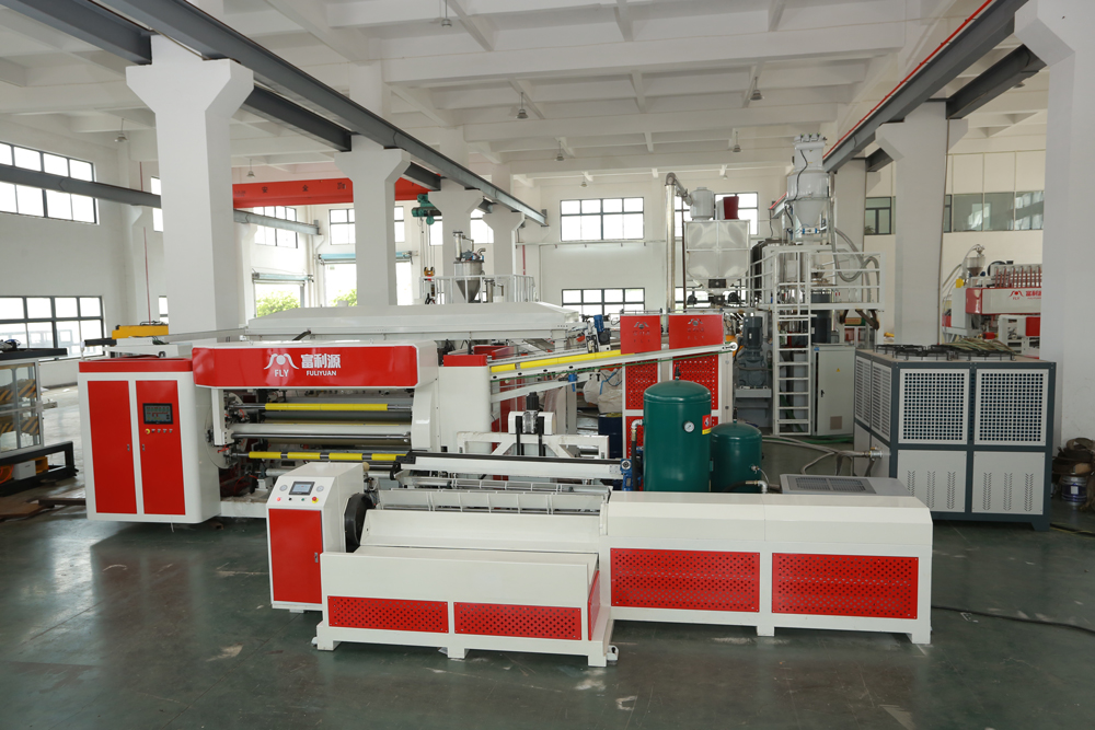 Semi-automatic Fly Pe Pvc Cling Film Production Line