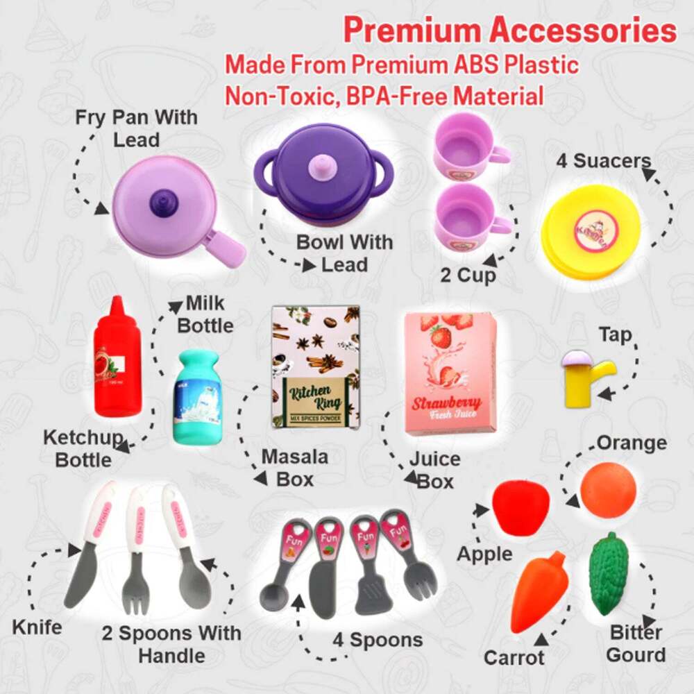 3 In 1 Kitchen Set For Kidss