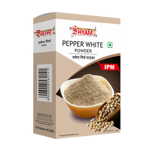 100G Pepper White Powder - Grade: Food Grade