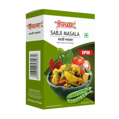 100G Sabji Masala - Grade: Food Grade