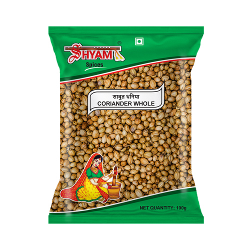 100G Whole Coriander - Grade: Food Grade