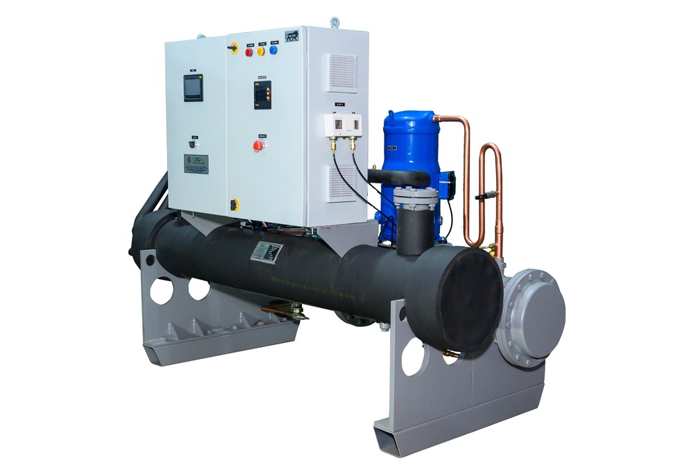 20 Tr Water Cooled Multi Scroll Chiller - Color: Siemence Grey