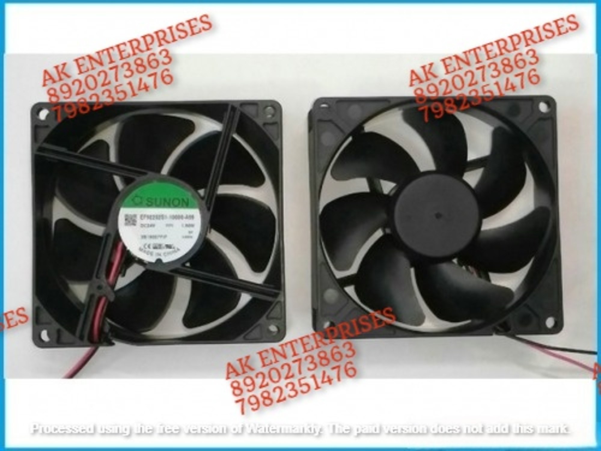 SUNON EF92252S1-10000-A99 Axial Fan 24V-1.66W DC Brushless Air Cooling Fan 3000 RPM 92 * 92 * 25mm 2-Wire