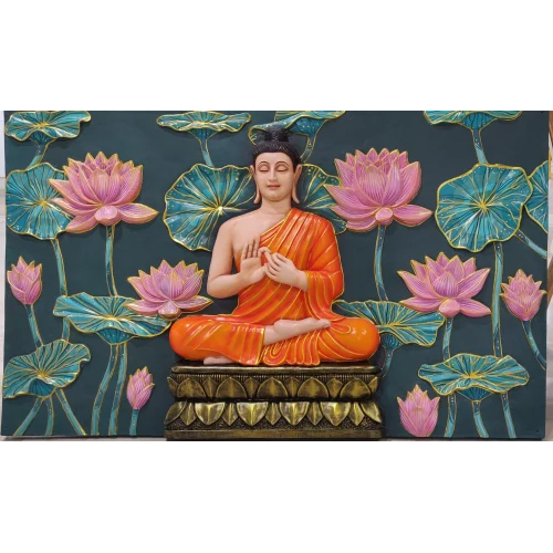 Fiber Lord Buddha Wall Mural