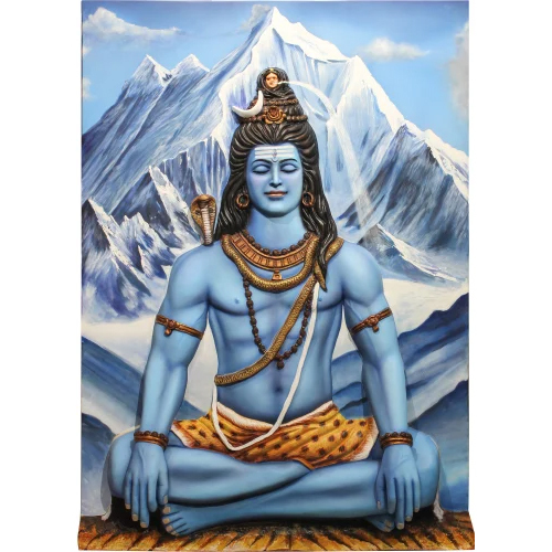 भगवान शिव की भित्ति चित्र