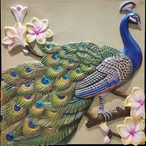 Decorative Peacock Shaped Wall Murals for Home Decor