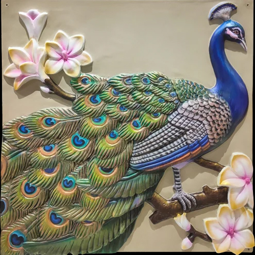 Decorative Peacock Shaped Wall Murals - Color: Different Available