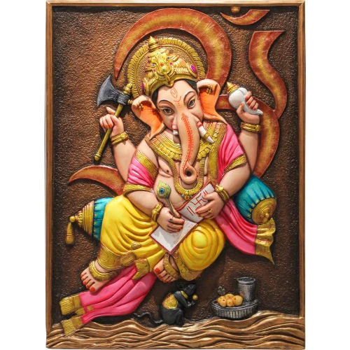 Ganesha Wall Hanging Mural - Color: Different Available