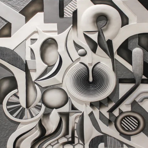 FRP Abstract Attractive Look Wall Mural