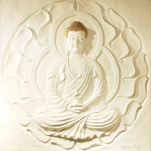 Lord Buddha Wall Mural for Peaceful Interiors