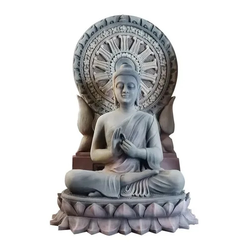 Fiber Buddha Statue - Product Type: Sculpture