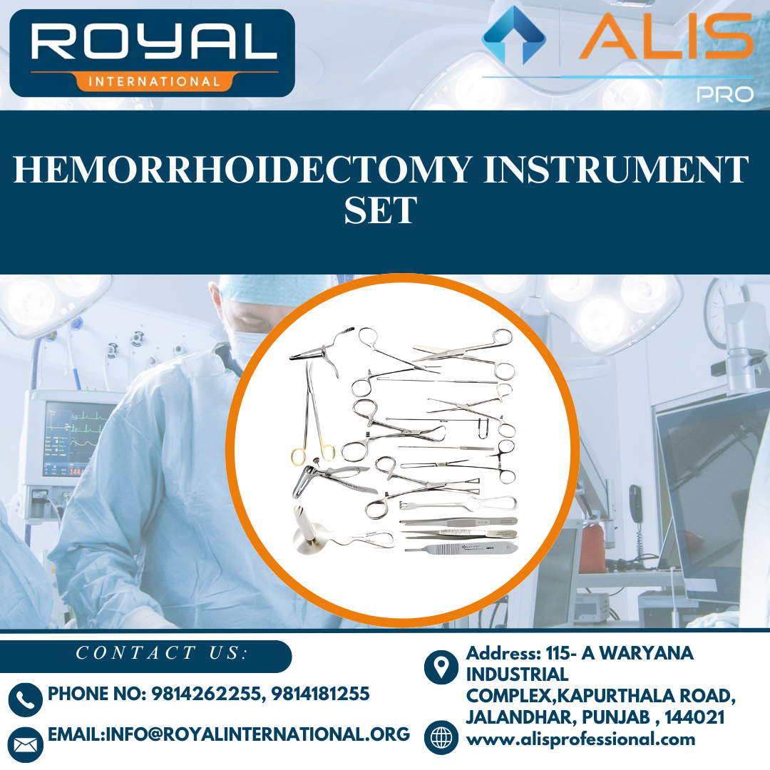 Hemorrhoidectomy Instrument Set