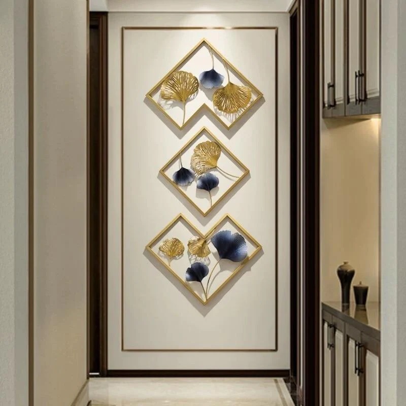 Gold Metal Wall Art - Color: Multicolor