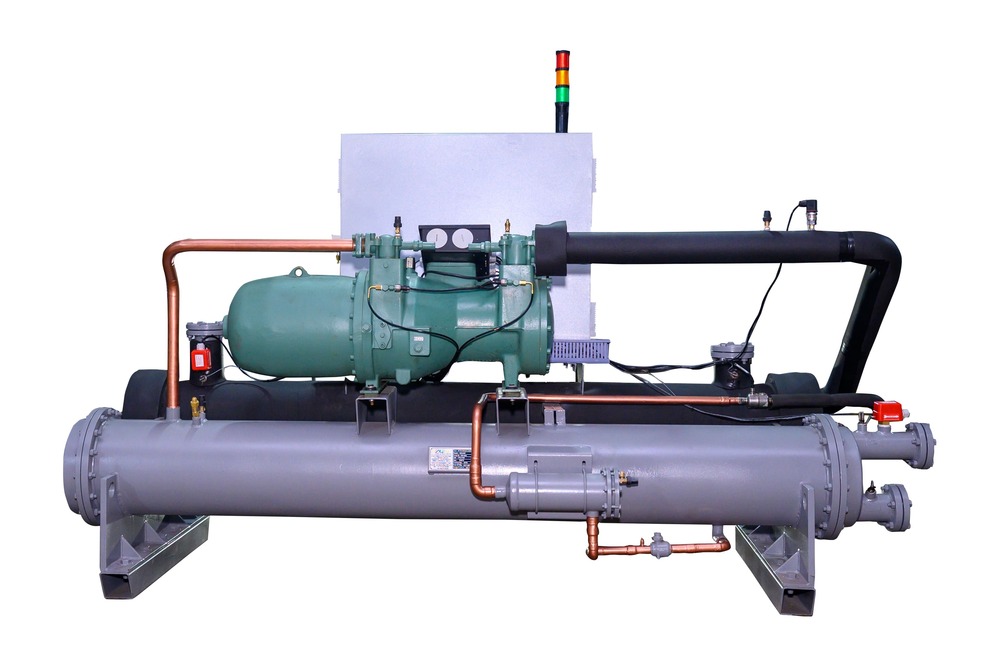 Water Cooled Single  Screw Chiller - Color: Grey