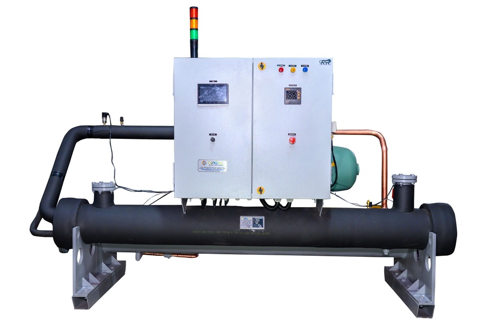 50 Tr Water Cooled Single Screw Chiller - Size: Standard