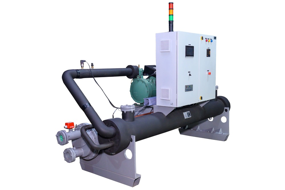 50 Tr Water Cooled Single Screw Chiller - Size: Standard
