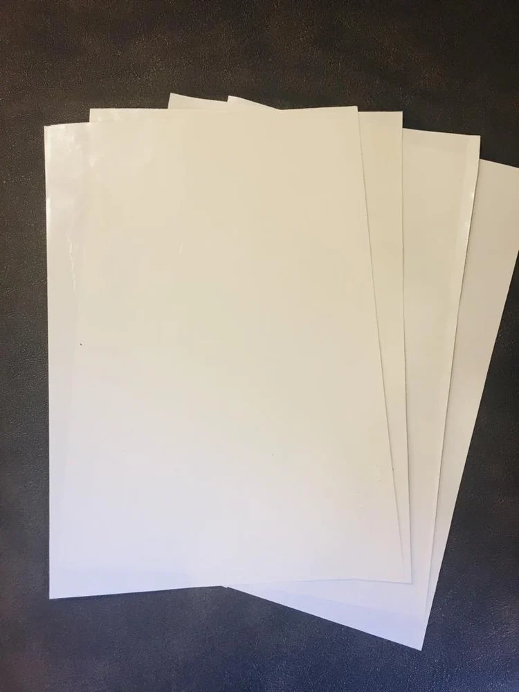 Front Coated Back Side Register Printing Paper - Silicone Coated, Size Customizable, Non-stick White Finish For Baking, Crafting, Electronics, And Release Applications