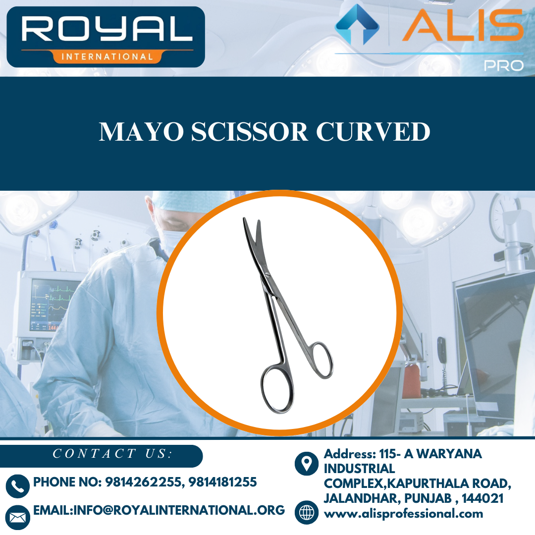 Mayo Scissor Curved