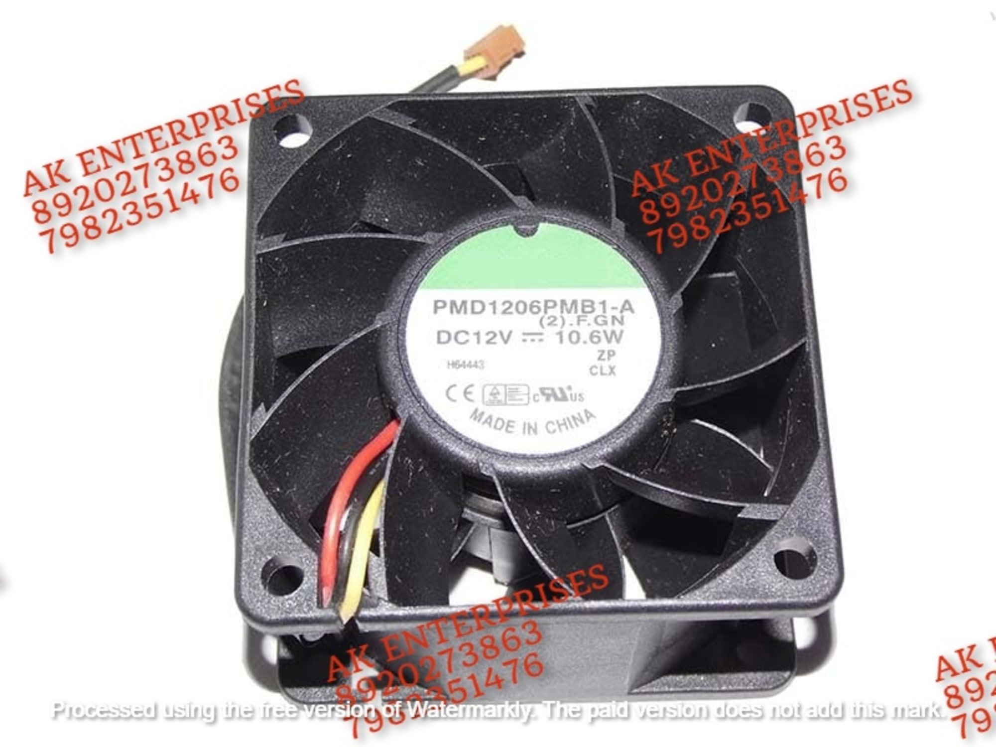  SUNON PMD1206PMB1-A Axial Fan 24V-10.6W DC Brushless Air Cooling Fan 8000 RPM 60 * 60 * 25mm 3-Wire