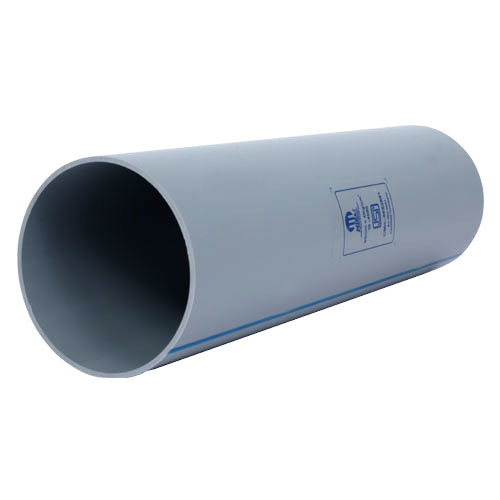 Rigid Pvc Pipes - Seamless Round Design | Durable Grey Solution For Construction Applications