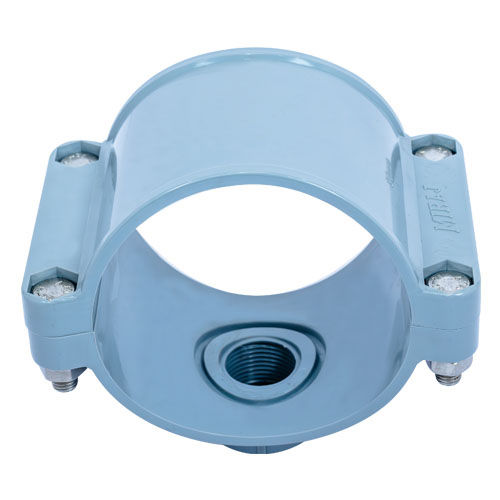 Pvc Saddle Clamp - Color: Grey