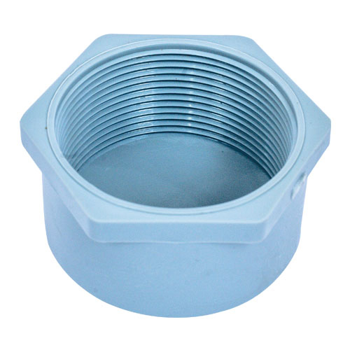 63mm Pvc Pipe End Cap - Color: Grey