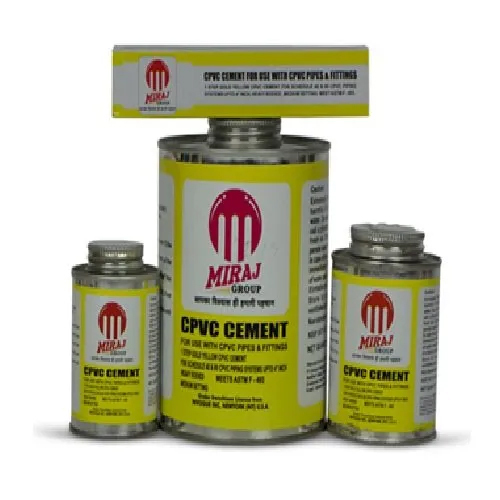 Miraj Cpvc Solvent Cement - Physical State: Liquid Coating