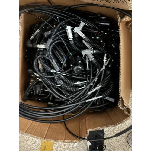 Excavator Accelerator Cable - Color: Black