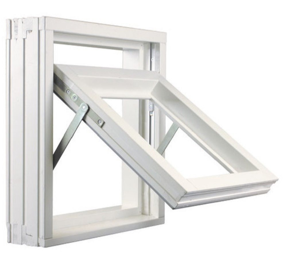 Top Hung Window - White Plastic, Ideal For High Placement And Optimal Ventilation In Industrial And Commercial Settings