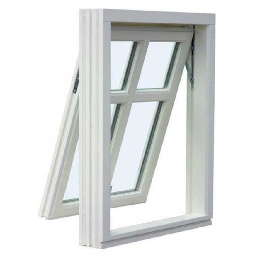 Top Hung Window - White Plastic, Ideal For High Placement And Optimal Ventilation In Industrial And Commercial Settings