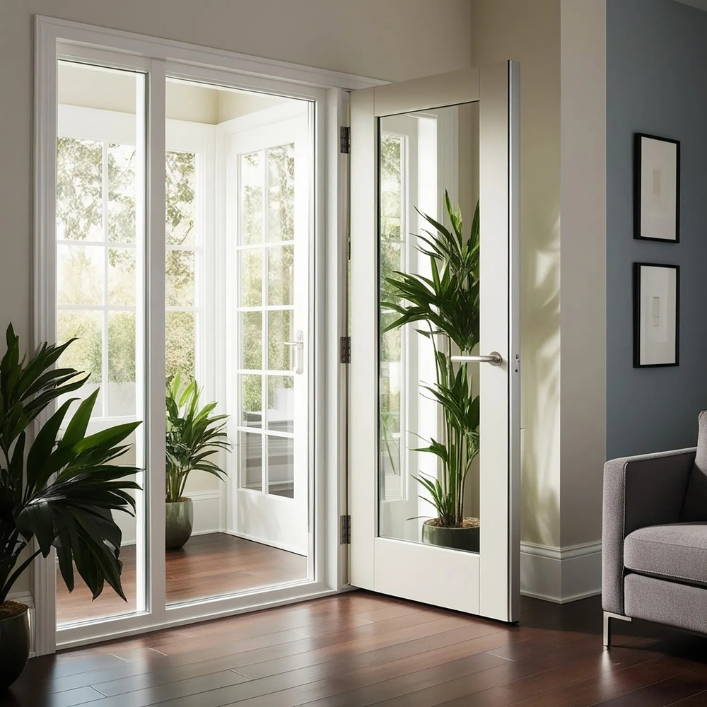 Casement Upvc Panel Door - Color: White