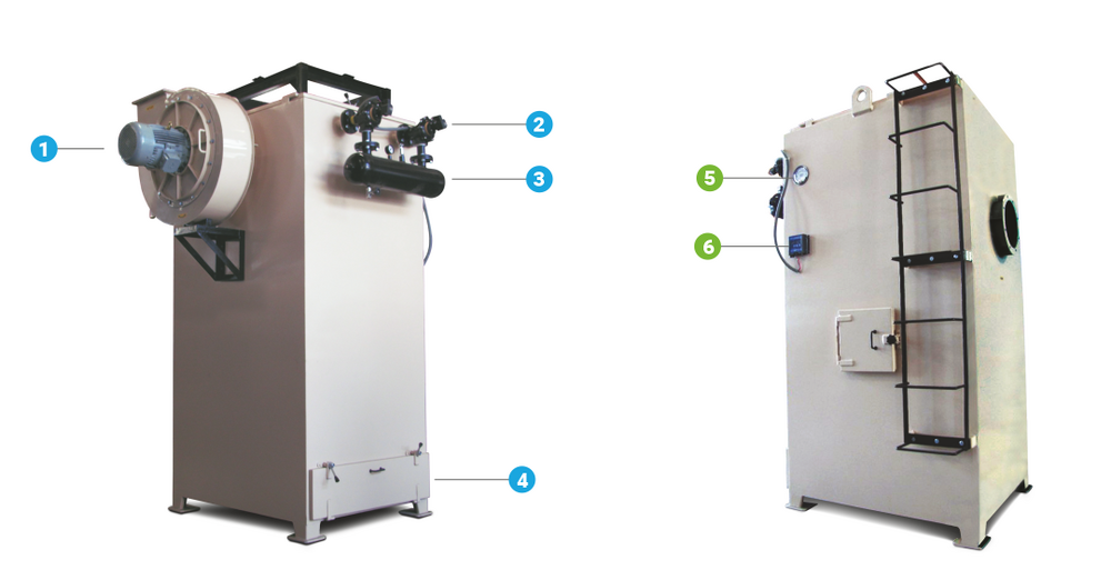 Dust Extraction Solutions For Grinding Machines - Material: Stainless Steel