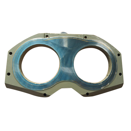 Concrete Pump Spatial Plate And Cutting Ring - Color: Silver