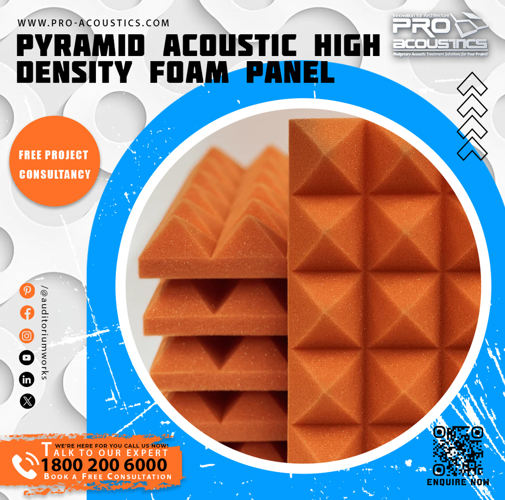 Auditorium High Density Foam Acoustic Panel