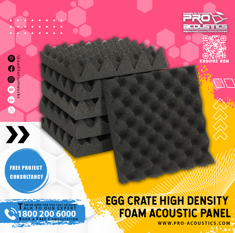 High Density Foam Acoustic Panel