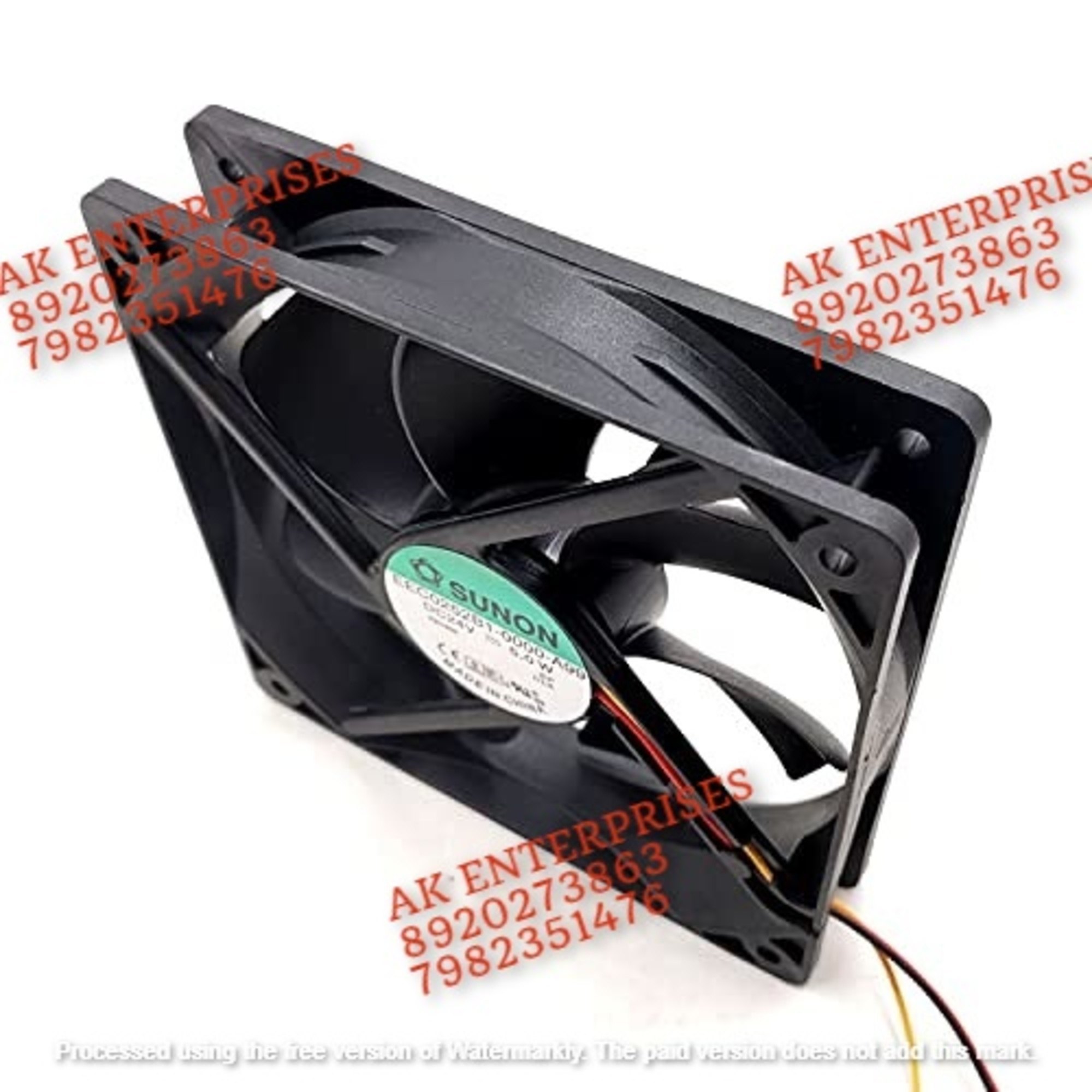 Sunon Fan Eec0252b1-0000-a99 Sunon 24v 120mm Fan 24v 5.0w 12025 Inverter Cooling Fan - Color: Black