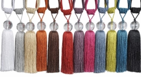 Acrylic Tieback - Color: Multicolour