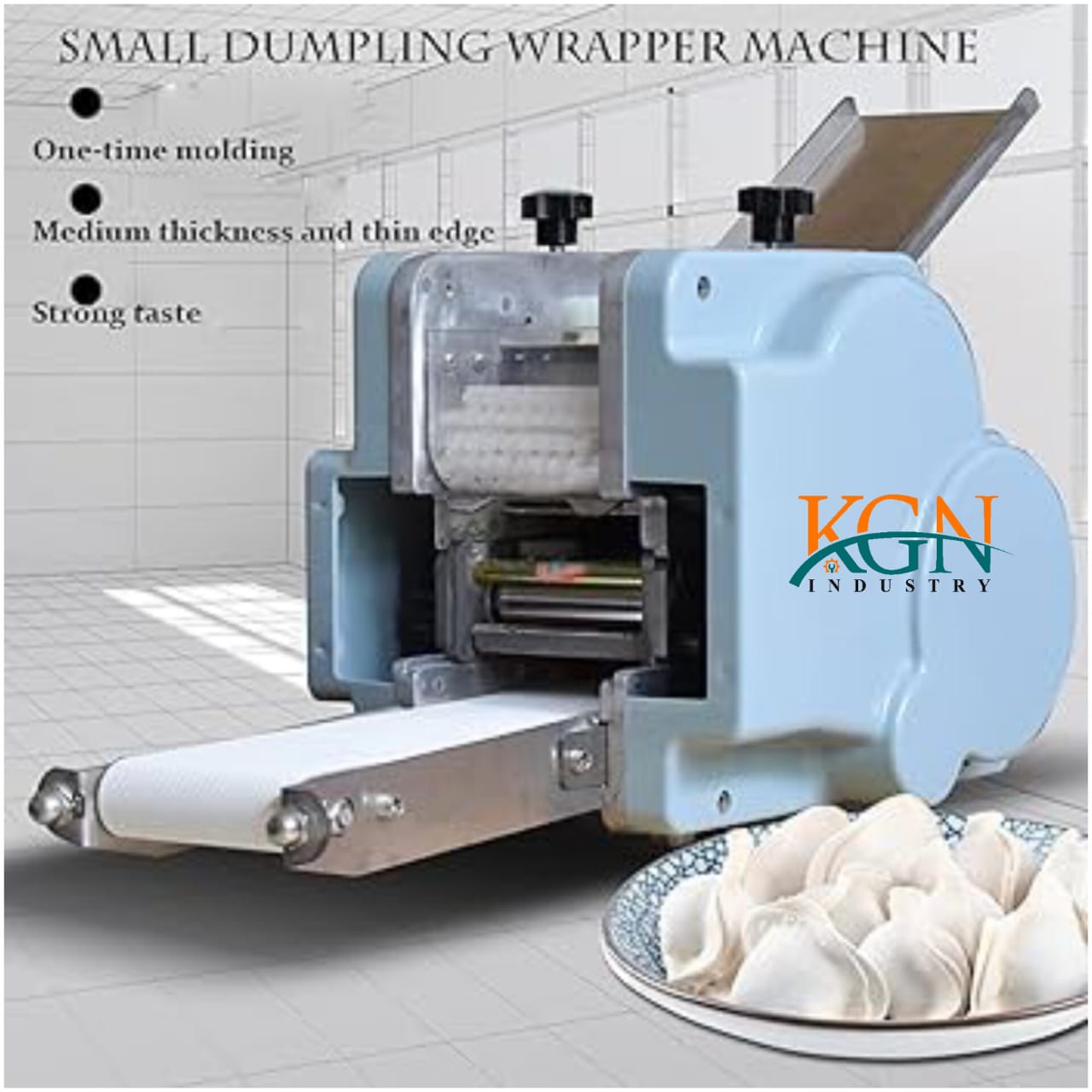 Fully Automatic Momo Wrapper Skin Making Machine - Material: Galvanized Steel