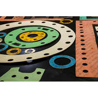 Caf & Nonasbestos Gasket - Industrial Standard Size Ring Gasket | Available In All Colors, Gas Medium Compatibility, Hardness Ensured